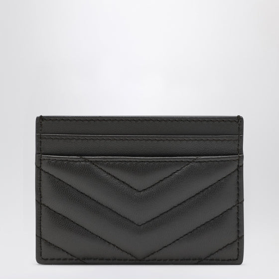 Saint Laurent Grey Cassandre card holder