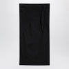 Courreges Courrèges Black midi skirt with draping