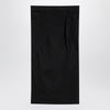 Courreges Courrèges Black midi skirt with draping