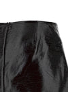 Courreges Fold Vinyl Mini Skirt