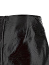 Courreges Fold Vinyl Mini Skirt