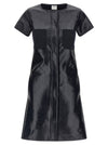 Courreges 2-pocket Vinyl Dress