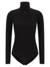Courreges Jersey Mockneck Bodysuit