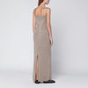 ALMADA LABEL Fiona dress in brushed beige cashmere