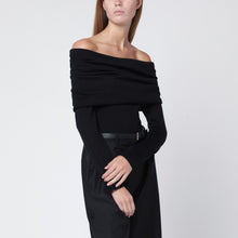  ALMADA LABEL Cara sweater in black silk and cashmere