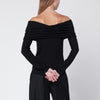 ALMADA LABEL Cara sweater in black silk and cashmere
