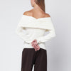 ALMADA LABEL Cara sweater in cream silk and cashmere