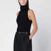 ALMADA LABEL Vida top in black organic cashmere