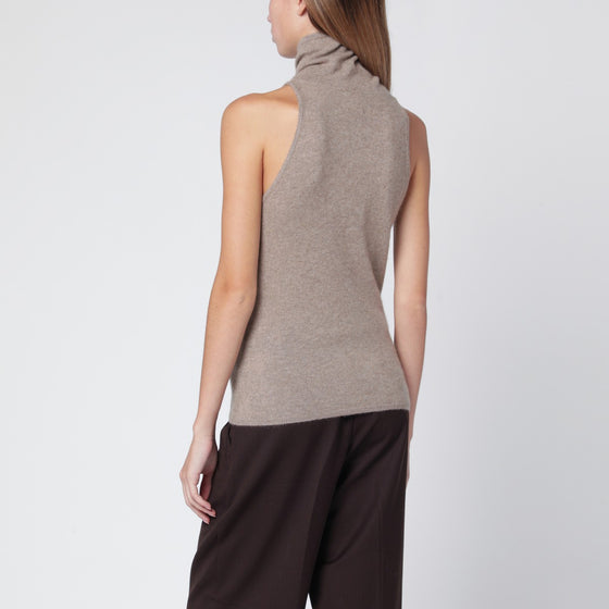 ALMADA LABEL Vida top in beige organic cashmere