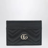 GUCCI GG Marmont card holder black/gold