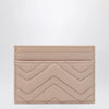 GUCCI Pale pink GG Marmont card holder
