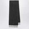 Polo Ralph Lauren Grey wool scarf with embroidered logo