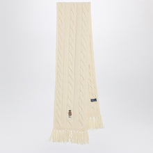  Polo Ralph Lauren Polo Bear scarf in cream wool