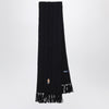 Polo Ralph Lauren Navy blue wool Polo Bear scarf