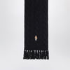 Polo Ralph Lauren Navy blue wool Polo Bear scarf