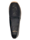 Saint Laurent Logo Leather Espadrilles