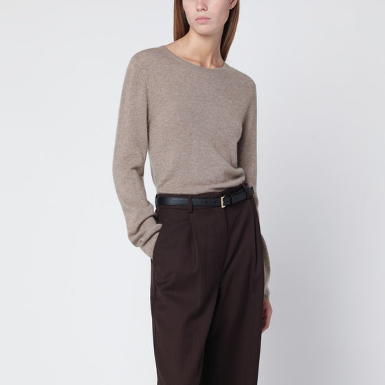 ALMADA LABEL Awa sweater in beige organic cashmere