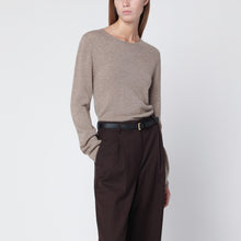  ALMADA LABEL Awa sweater in beige organic cashmere