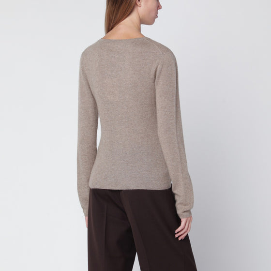 ALMADA LABEL Awa sweater in beige organic cashmere
