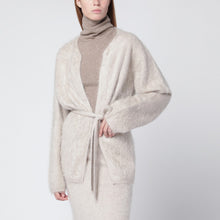  ALMADA LABEL Aria cardigan in taupe cashmere