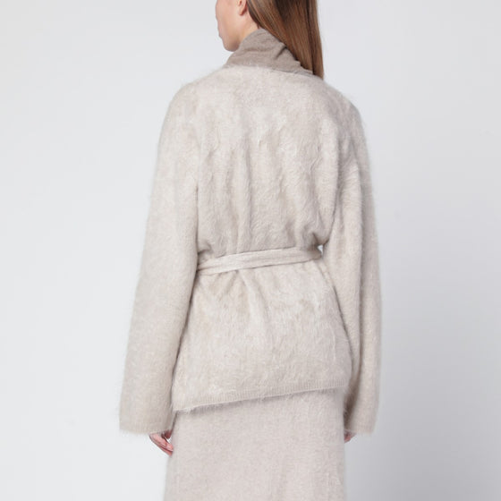 ALMADA LABEL Aria cardigan in taupe cashmere