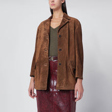  Salvatore Santoro Tobacco-colored suede jacket