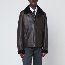  Salvatore Santoro Dark brown leather jacket