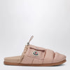 Moncler Pink nylon mule Mon Pocket