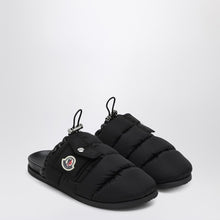  Moncler Black nylon mule Mon Pocket