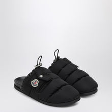  Moncler Black nylon mule Mon Pocket