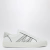 Moncler White leather Monaco2 Sneakers