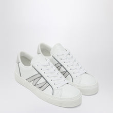  Moncler White leather Monaco2 sneakers