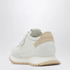 Moncler Pacey2 Sneakers in white canvas and leather