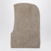 ALMADA LABEL Wool and cashmere balaclava in greige