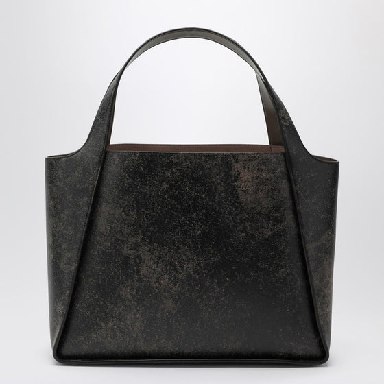 Stella McCartney Large Stella Logo bag with aged effect