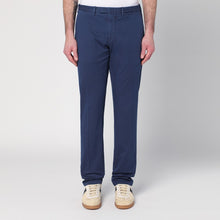  Santaniello Blue trousers in cotton