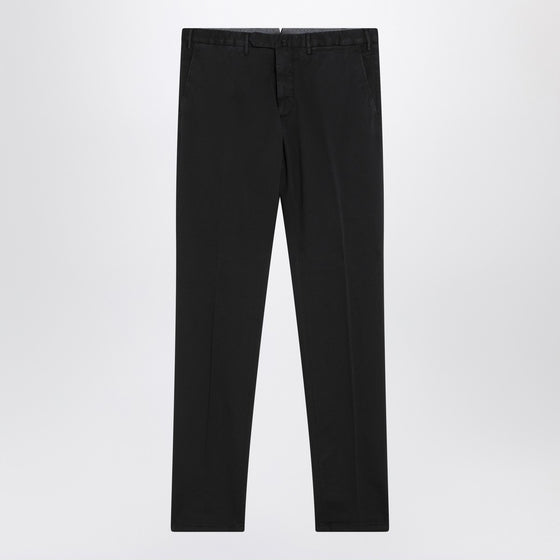 Santaniello Black trousers in cotton