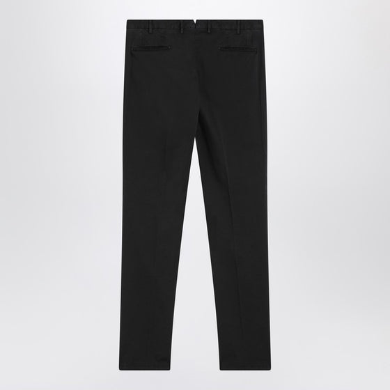 Santaniello Black trousers in cotton