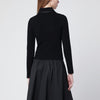 SIMKHAI Black ribbed Livana polo