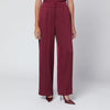 SIMKHAI Kyra trousers in blueberry satin