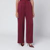 SIMKHAI Kyra trousers in blueberry satin