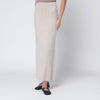 ALMADA LABEL Umi skirt in taupe cashmere