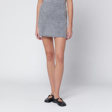  ALMADA LABEL Mimi skirt in grey cashmere