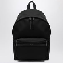  Saint Laurent Black leather and nylon backpack