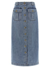 Zimmermann Denim Pencil Skirt
