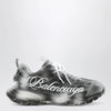 Balenciaga Track Stencil Logo sneakers in black/white