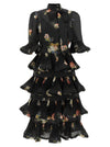 Zimmermann Pleated Sleeved Dress