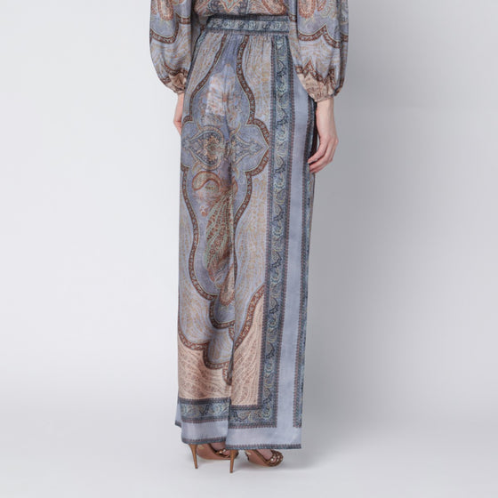 ZIMMERMANN Wanderlust trousers with tapestry print