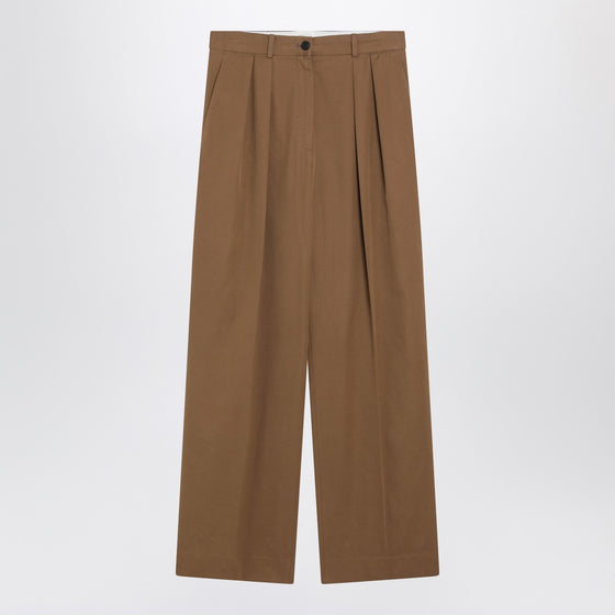 The Row Sand Igor trousers in cotton and cashmere