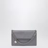 Stella McCartney Falabella crossbody wallet bag in dark barolo